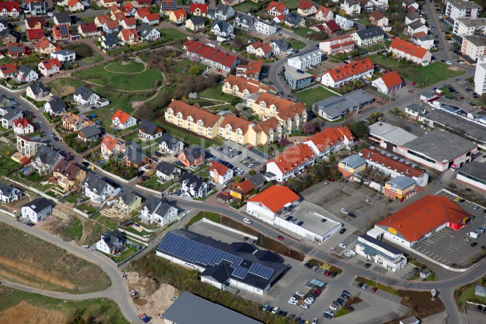 Luftbild Nierstein - Wohnbebauung in Nierstein im Bundesland Rheinland-Pfalz