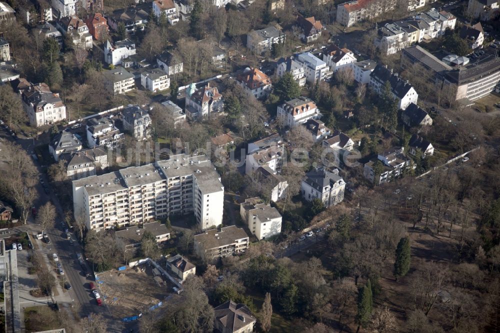 Luftbild Offenbach am Main - Wohnbebauung im Ortsteil Nordend in Offenbach am Main im Bundesland Hessen