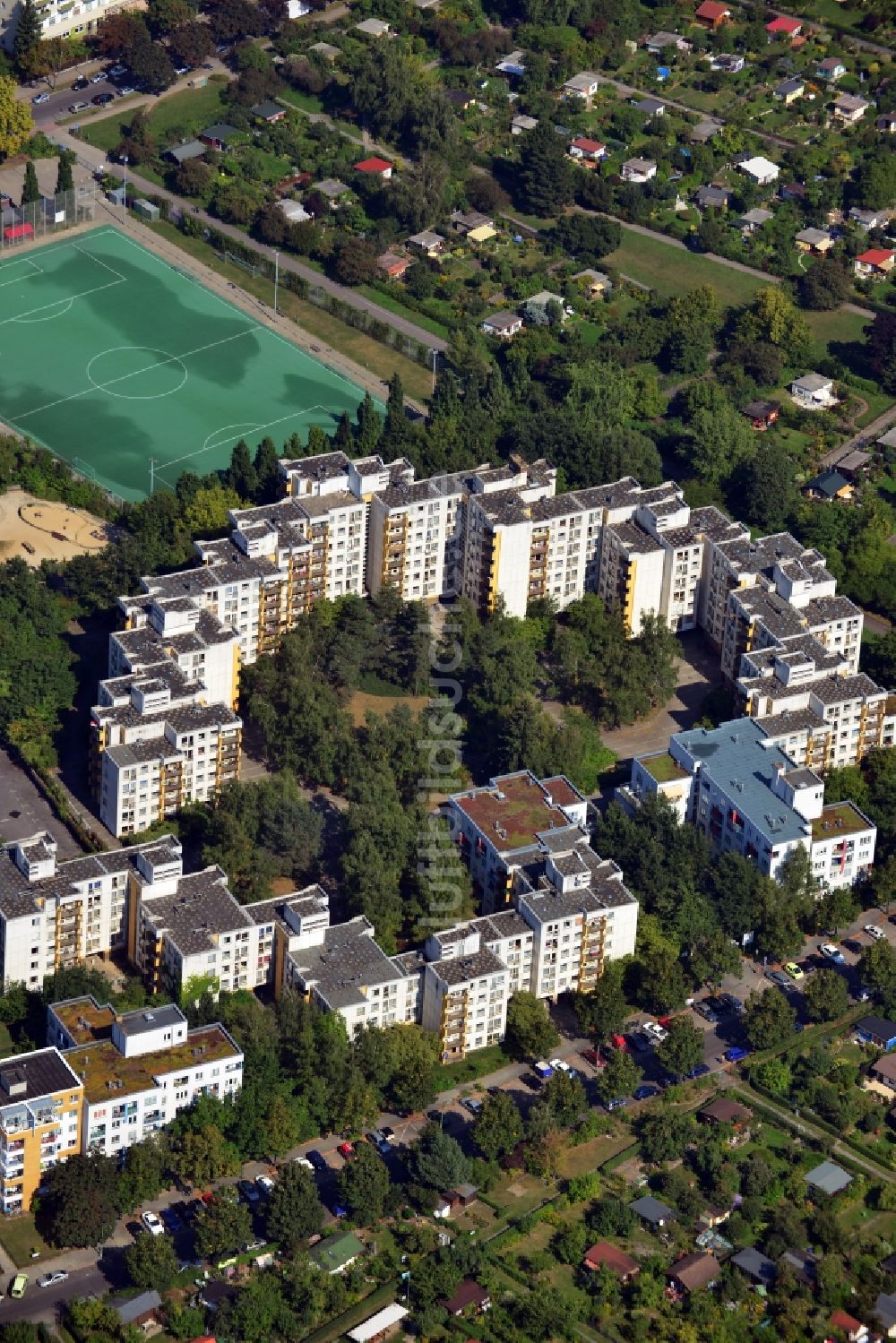 Luftbild Berlin OT Mariendorf - Wohnblöcke im Ortsteil Mariendorf in Berlin