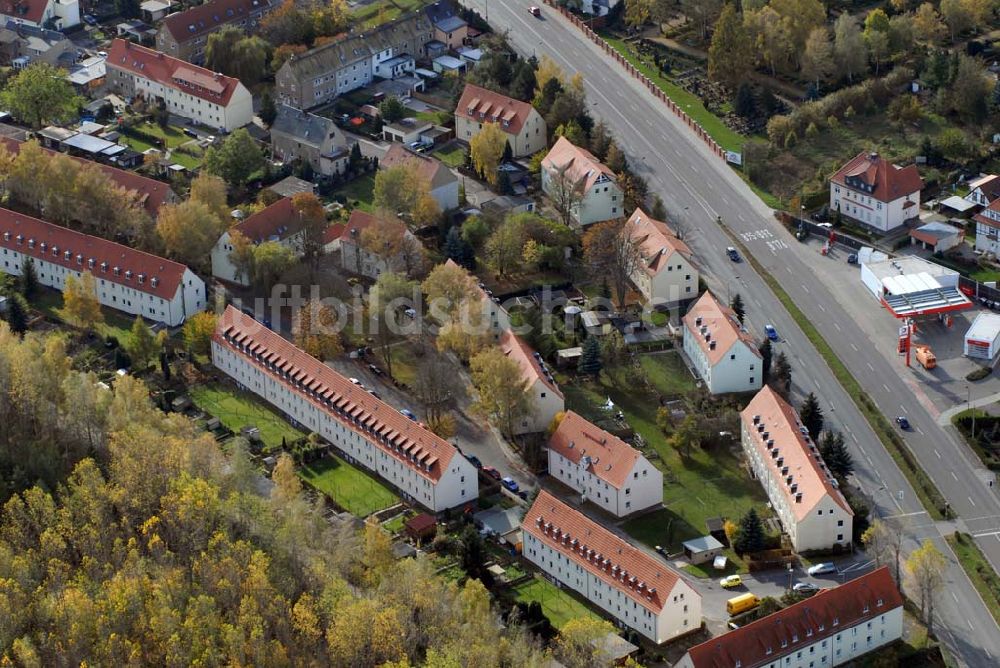 Borna aus der Vogelperspektive: Wohngebiet