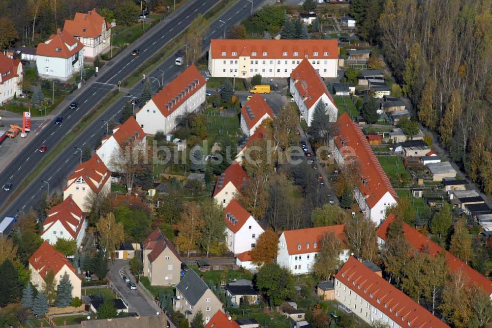 Luftbild Borna - Wohngebiet