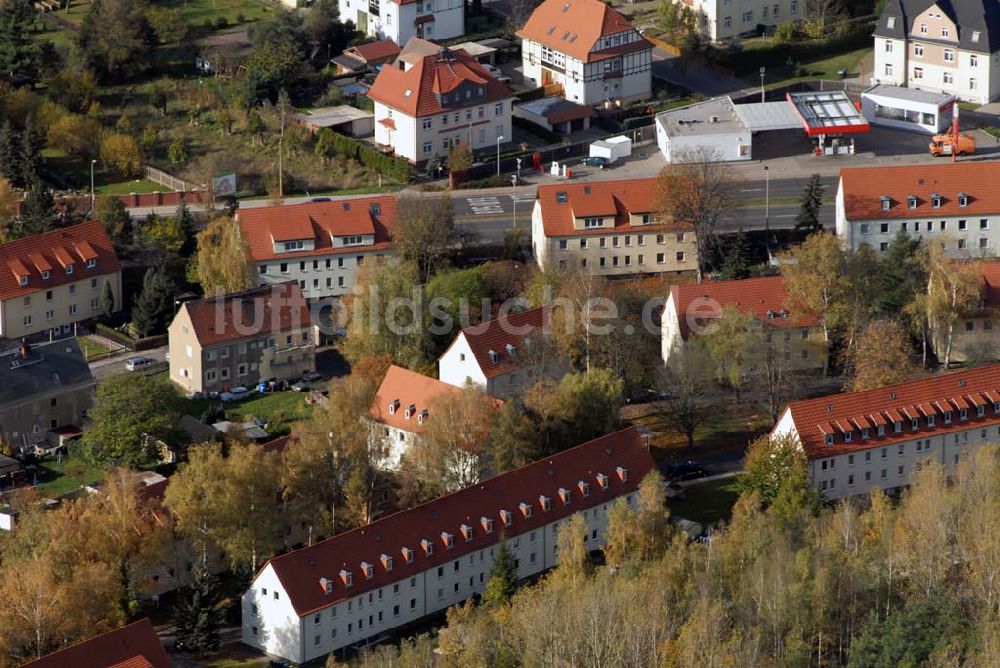 Luftbild Borna - Wohngebiet