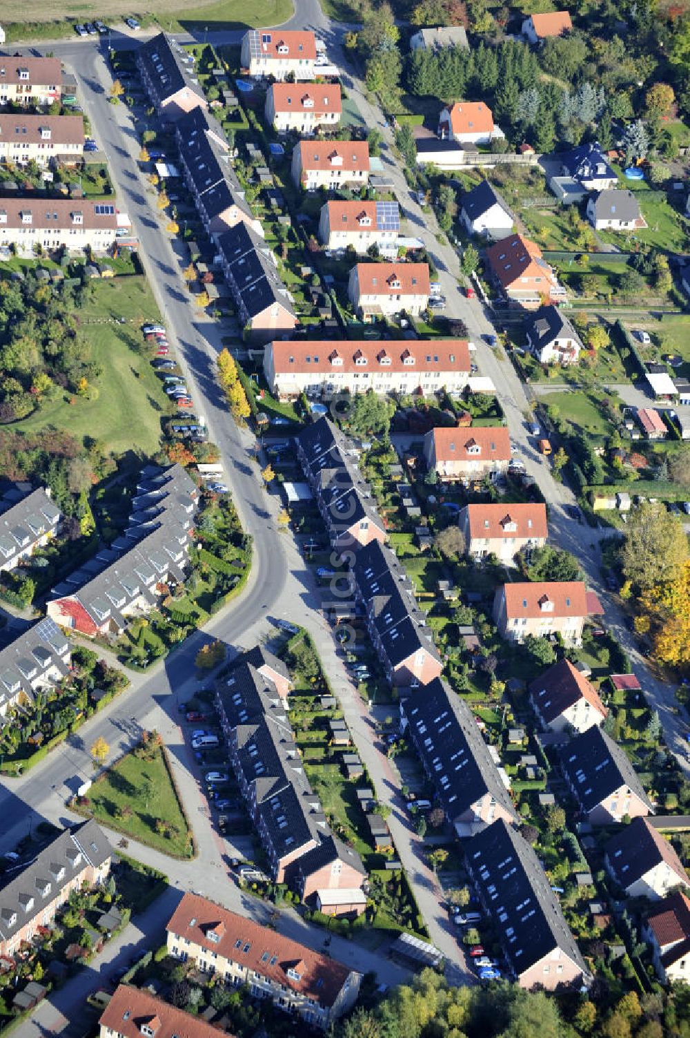 Luftbild Ahrensfelde - Wohngebiet Ahrensfelder Dreieck der Firma City Bauten in Ahrensfelde