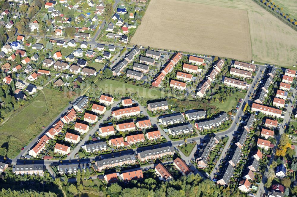 Ahrensfelde aus der Vogelperspektive: Wohngebiet Ahrensfelder Dreieck der Firma City Bauten in Ahrensfelde