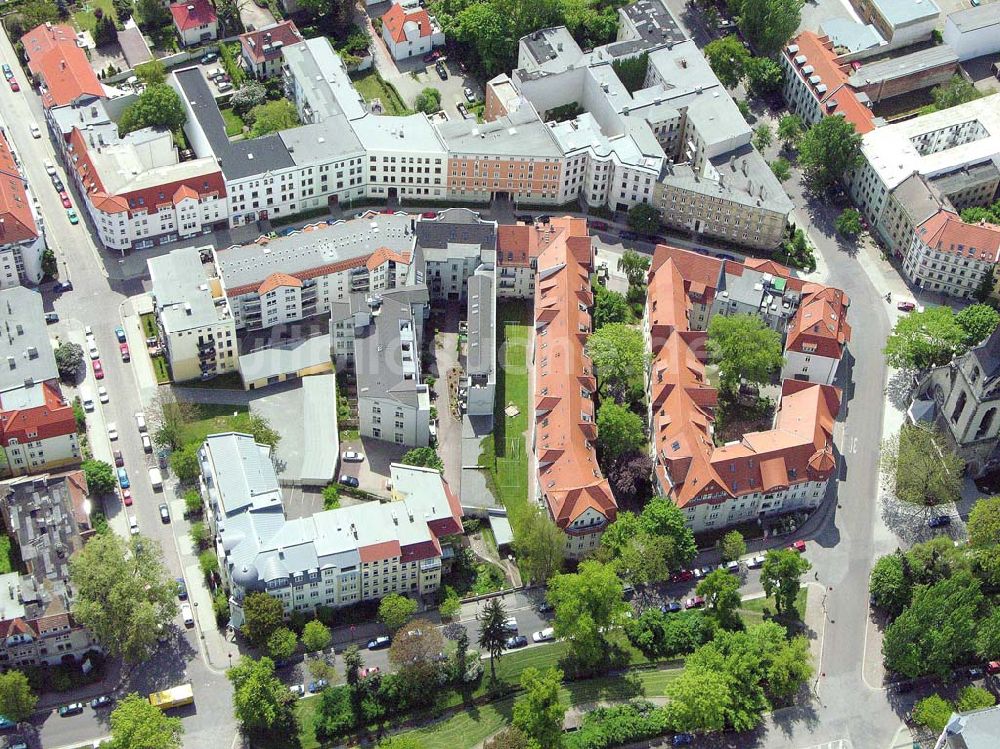 Luftaufnahme Magdeburg - Wohngebiet Alexander-Puschkin-Str.