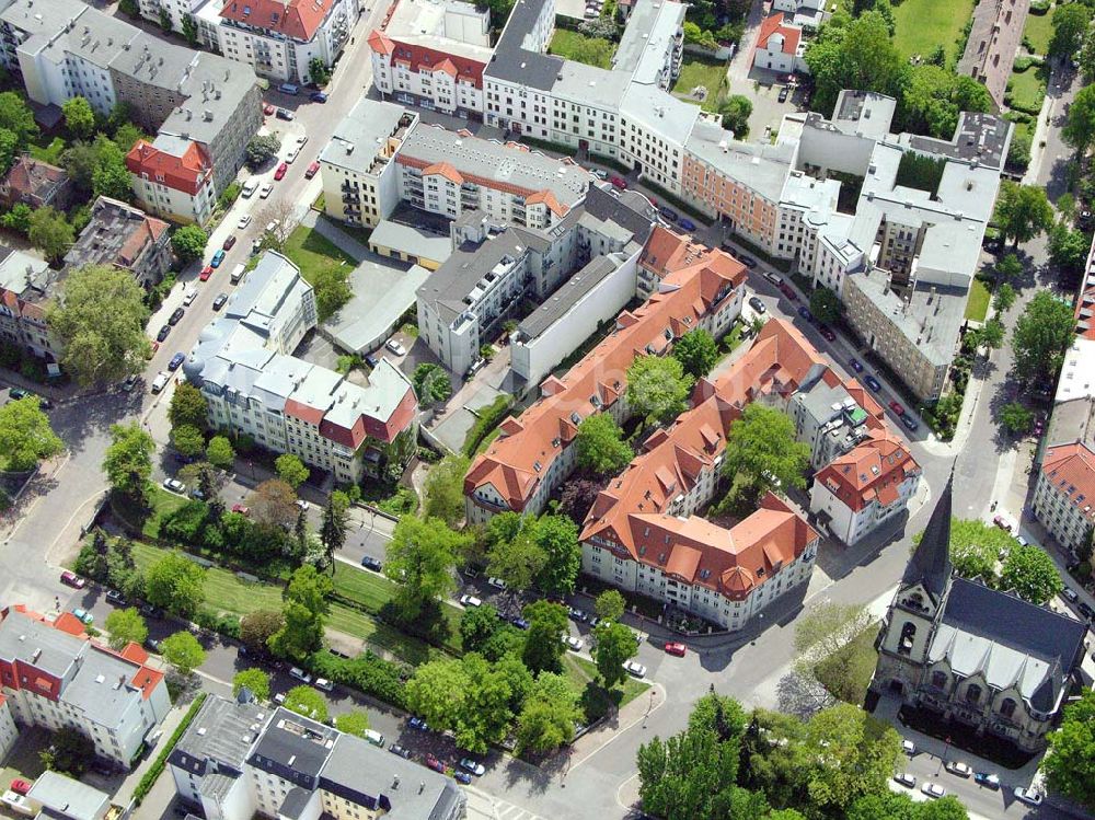 Magdeburg von oben - Wohngebiet Alexander-Puschkin-Str.