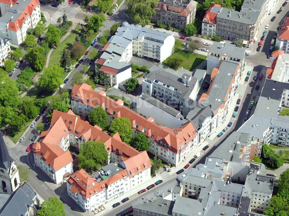 Luftbild Magdeburg - Wohngebiet Alexander-Puschkin-Str.