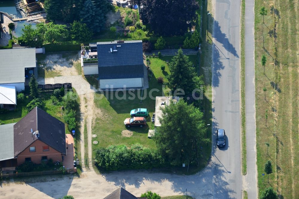 Luftbild Zühlsdorf - Wohngebiet an der Basdorfer Straße / Karl-Schmidt-Straße in Zühlsdorf im Bundesland Brandenburg