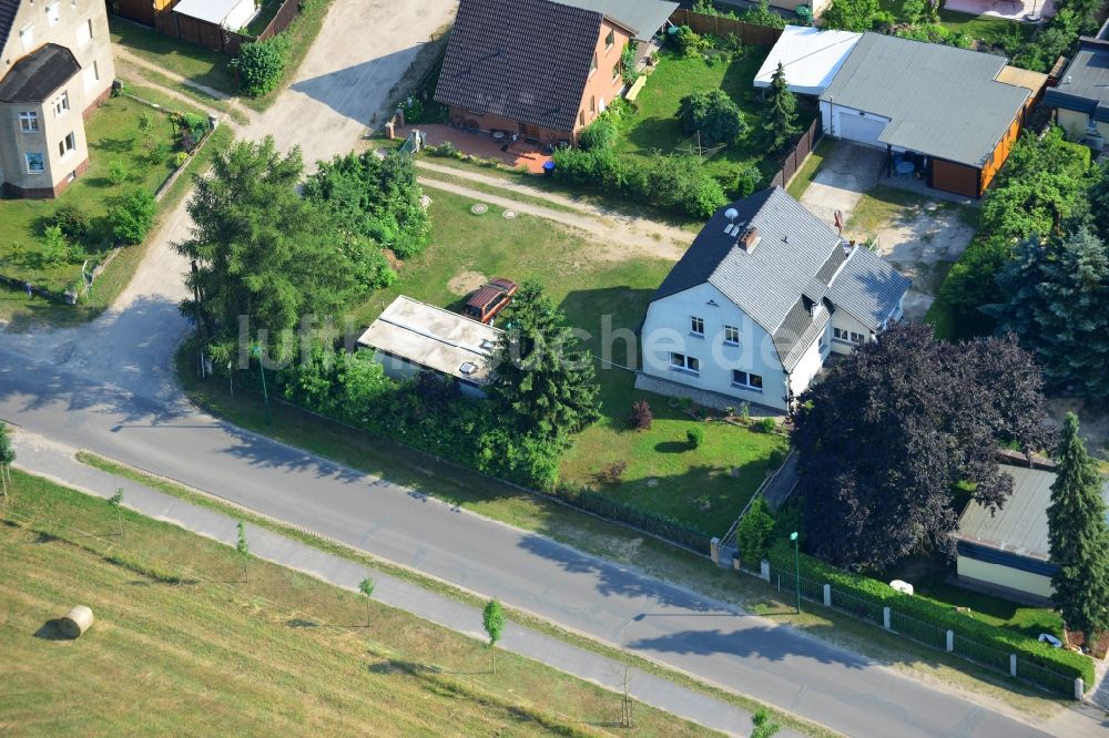 Luftaufnahme Zühlsdorf - Wohngebiet an der Basdorfer Straße / Karl-Schmidt-Straße in Zühlsdorf im Bundesland Brandenburg