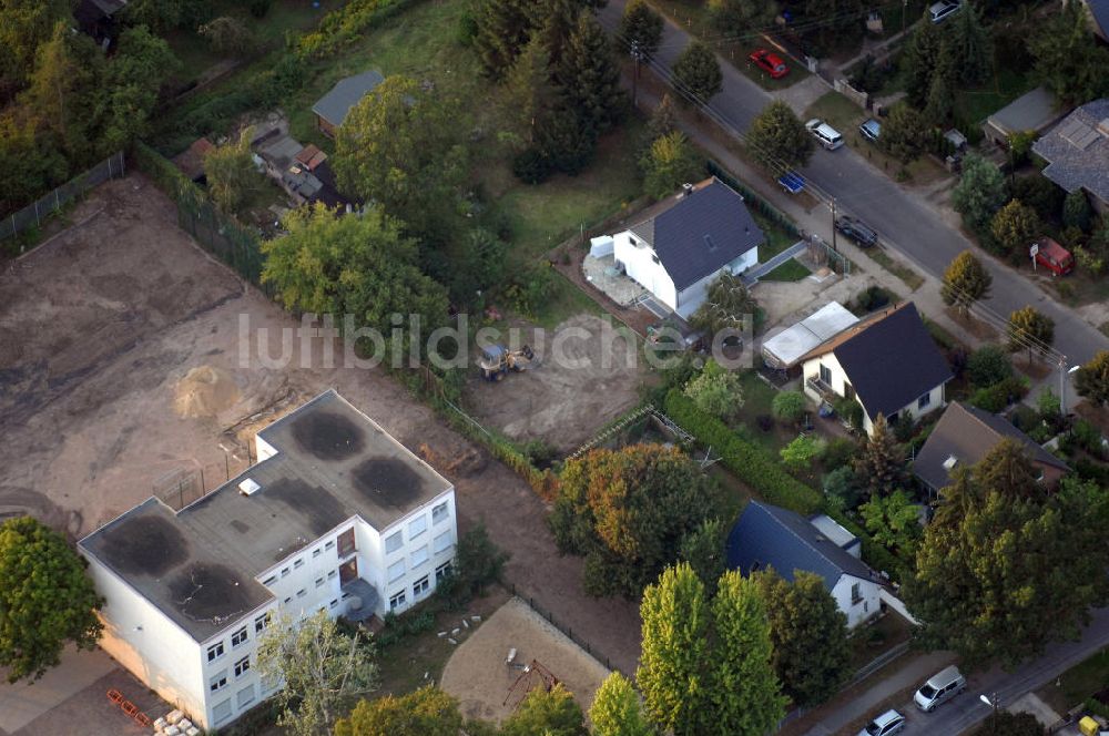 Berlin aus der Vogelperspektive: Wohngebiet Bergedorfer Straße