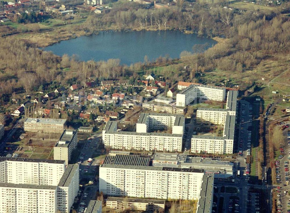 Berlin - Hohenschönhausen von oben - Wohngebiet Berlin - Hohenschönhausen an der Kühlungsborner Strasse