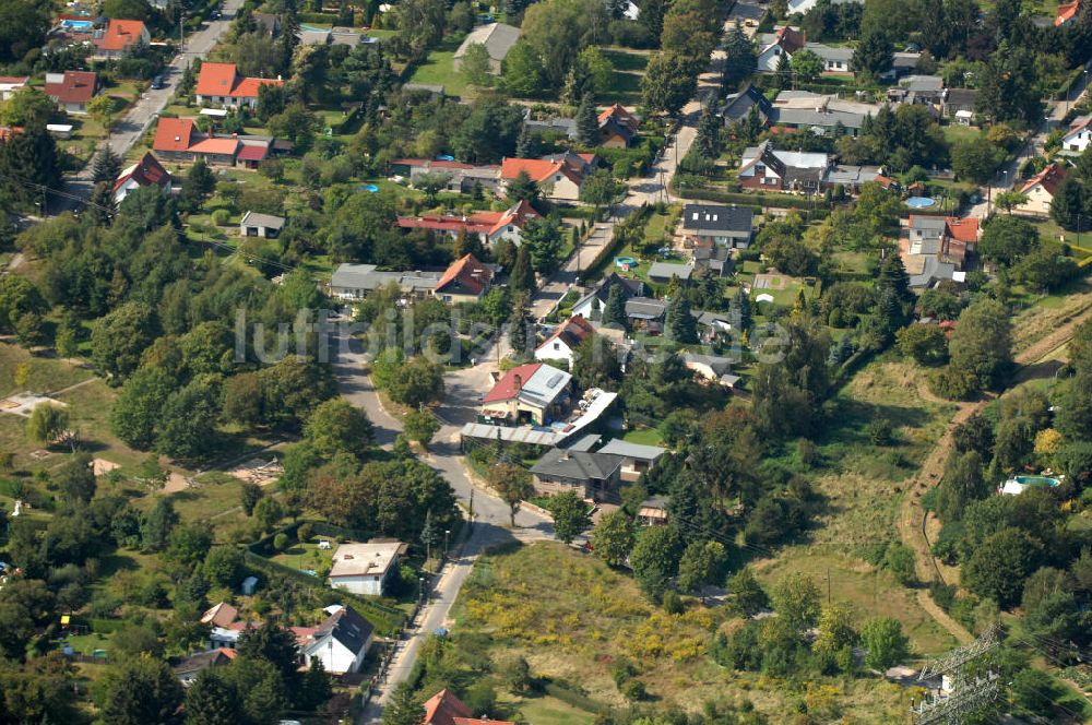 Berlin aus der Vogelperspektive: Wohngebiet Berlin-Karow