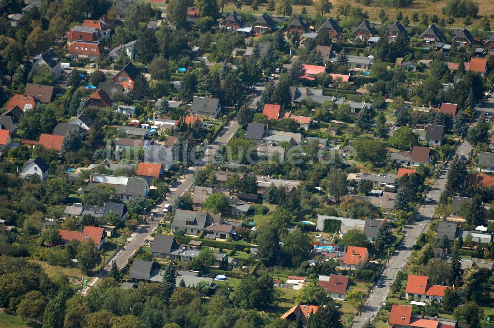 Berlin aus der Vogelperspektive: Wohngebiet Berlin-Karow