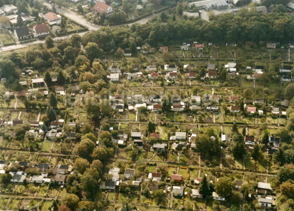 Luftaufnahme Berlin - Kaulsdorf / Mahlsdorf - Wohngebiet Berlin - Kaulsdorf