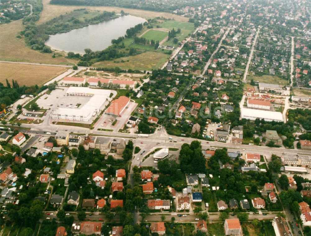 Luftaufnahme Berlin - Kaulsdorf / Mahlsdorf - Wohngebiet Berlin - Kaulsdorf