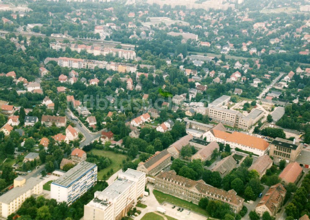 Berlin - Kaulsdorf / Mahlsdorf von oben - Wohngebiet Berlin - Kaulsdorf