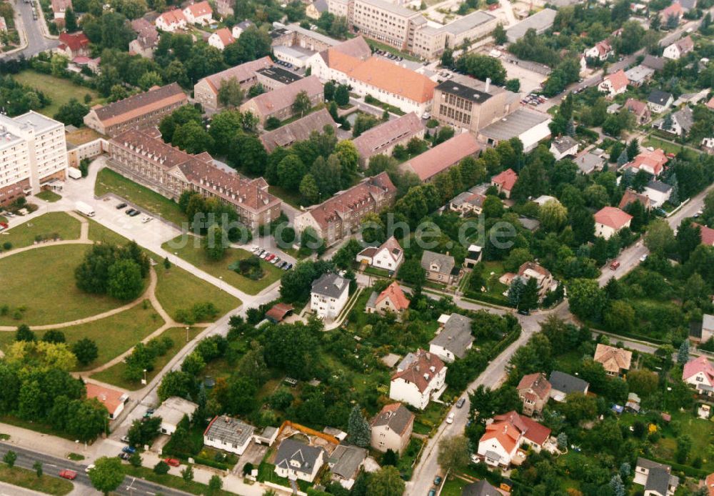 Berlin - Kaulsdorf / Mahlsdorf aus der Vogelperspektive: Wohngebiet Berlin - Kaulsdorf