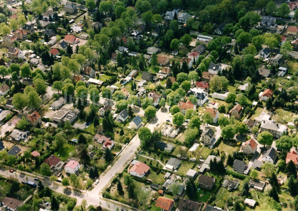 Luftbild Berlin-Mahlsdorf - Wohngebiet Berlin - Mahldorf