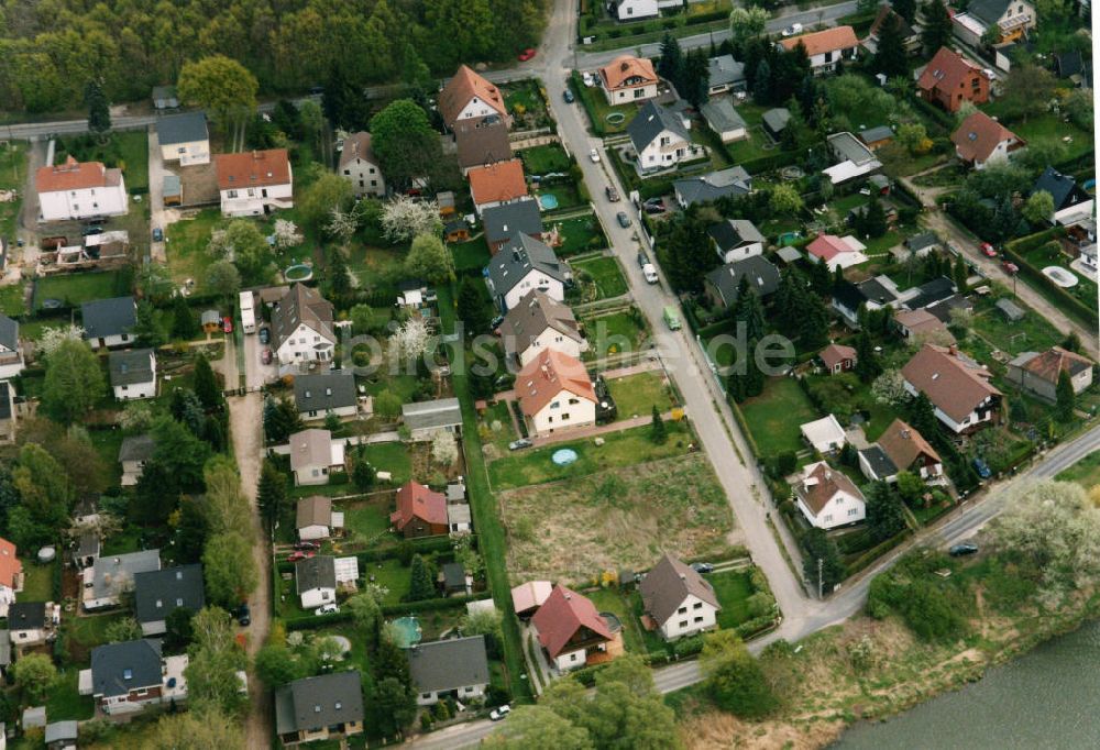 Berlin-Mahlsdorf aus der Vogelperspektive: Wohngebiet Berlin - Mahldorf