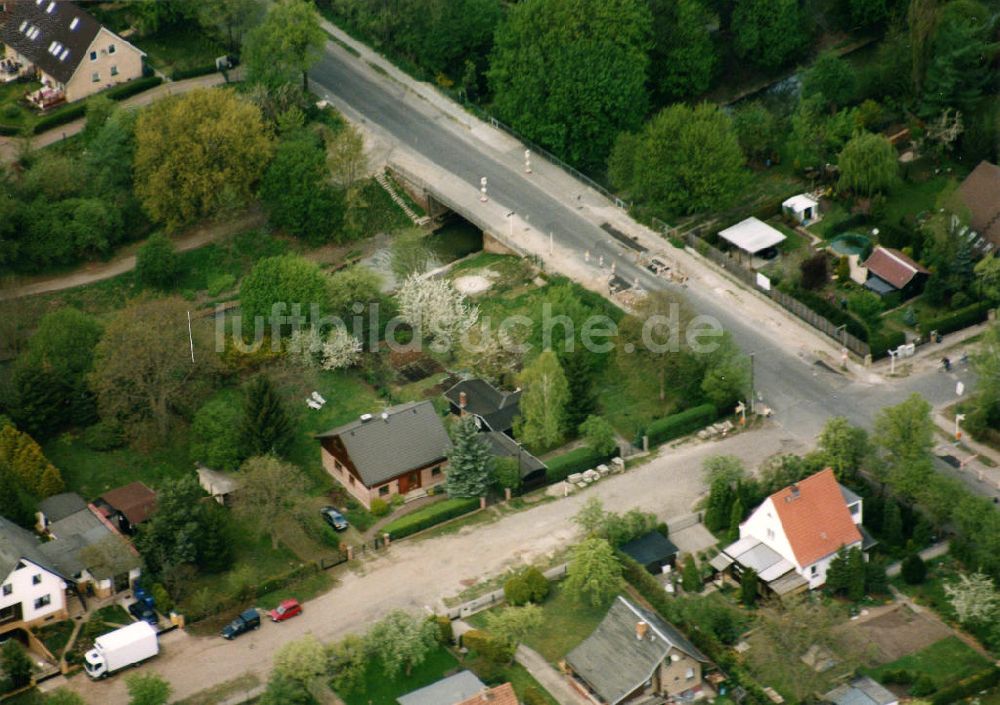 Luftbild Berlin-Mahlsdorf - Wohngebiet Berlin - Mahldorf