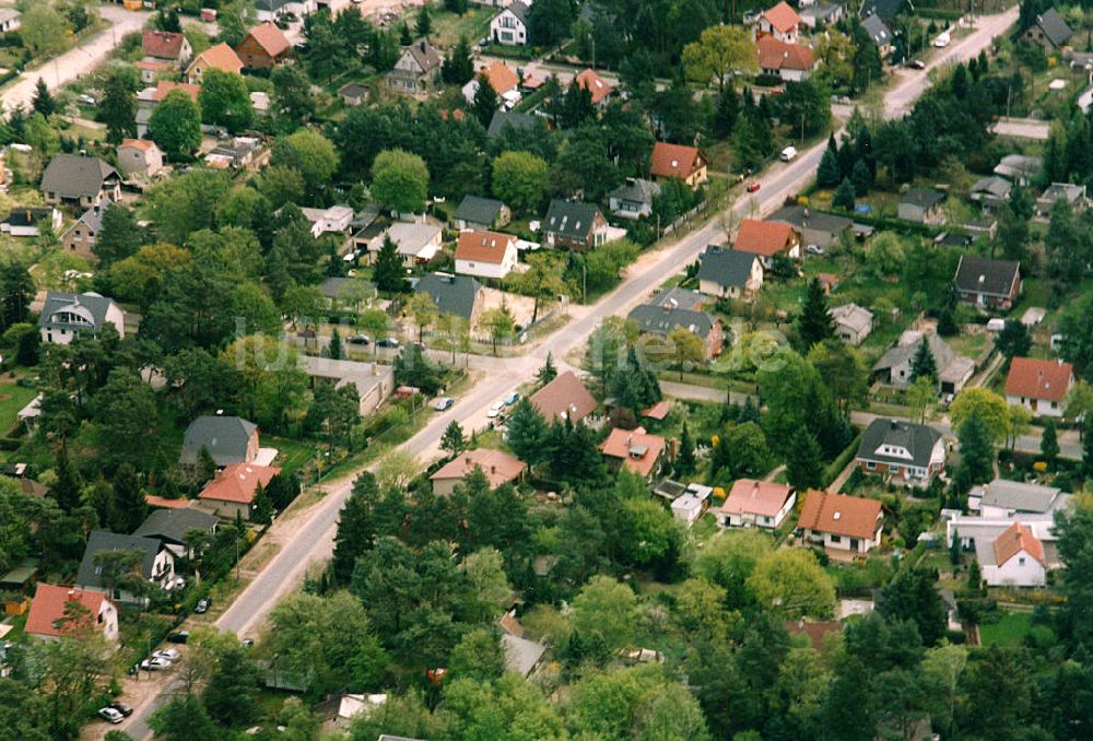 Berlin - Mahlsdorf von oben - Wohngebiet Berlin - Mahldorf