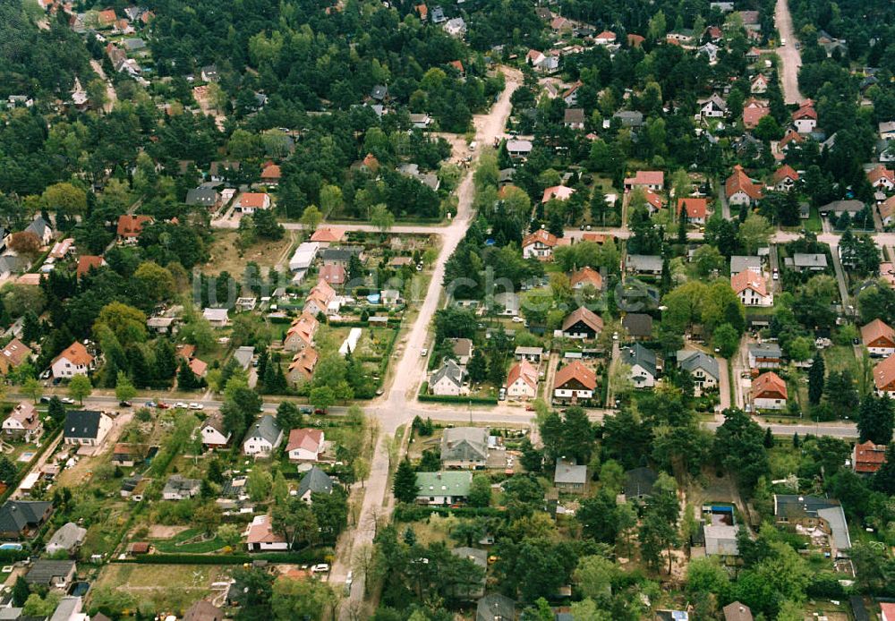 Berlin - Mahlsdorf von oben - Wohngebiet Berlin - Mahldorf