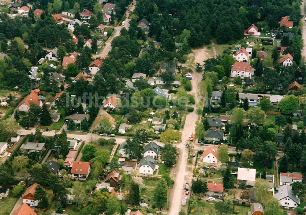 Berlin - Mahlsdorf von oben - Wohngebiet Berlin - Mahldorf