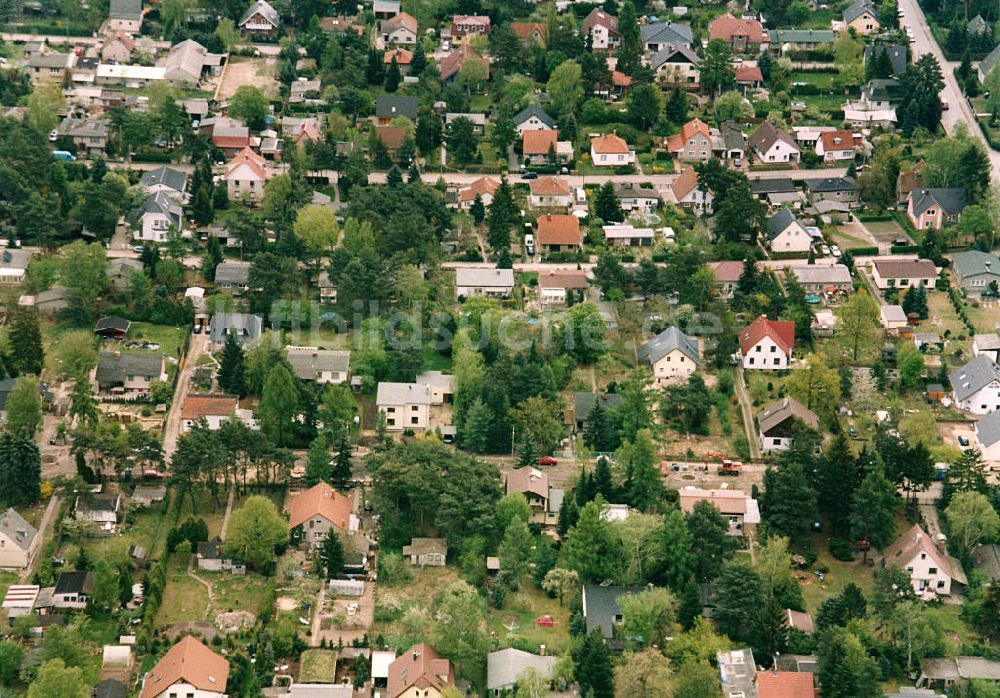 Luftbild Berlin - Mahlsdorf - Wohngebiet Berlin - Mahldorf