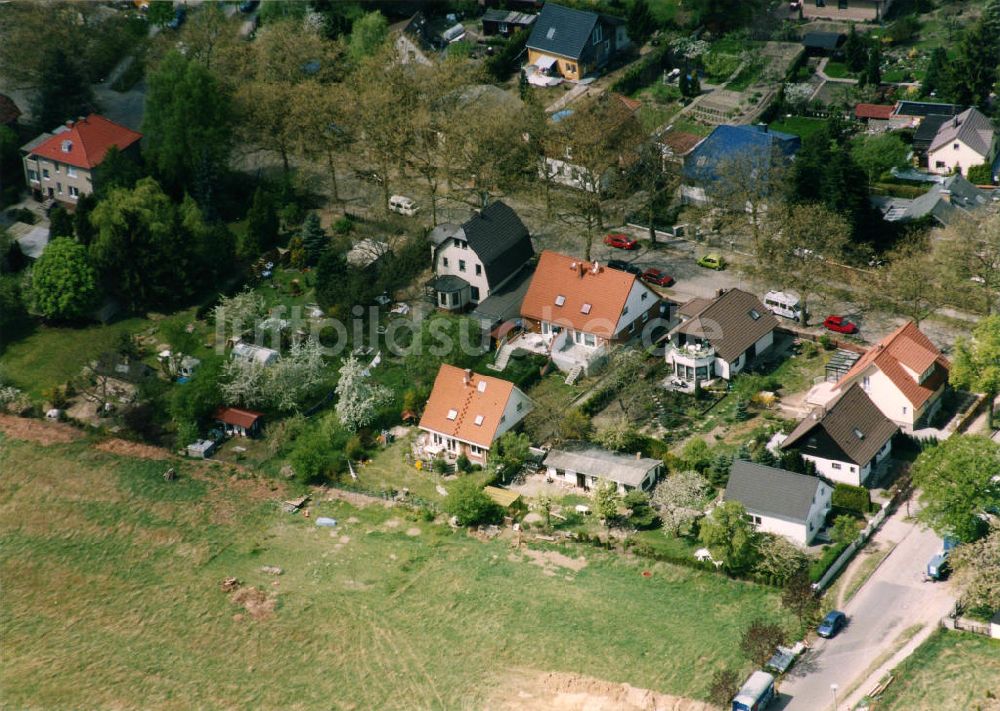 Luftbild Berlin-Mahlsdorf - Wohngebiet Berlin - Mahldorf