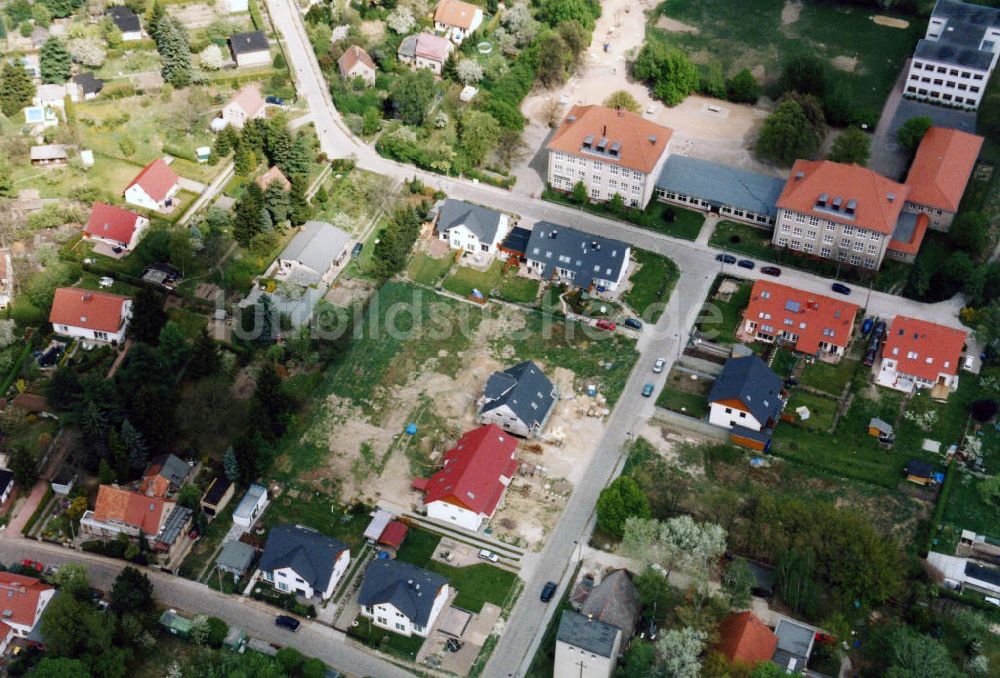 Berlin-Mahlsdorf aus der Vogelperspektive: Wohngebiet Berlin - Mahldorf