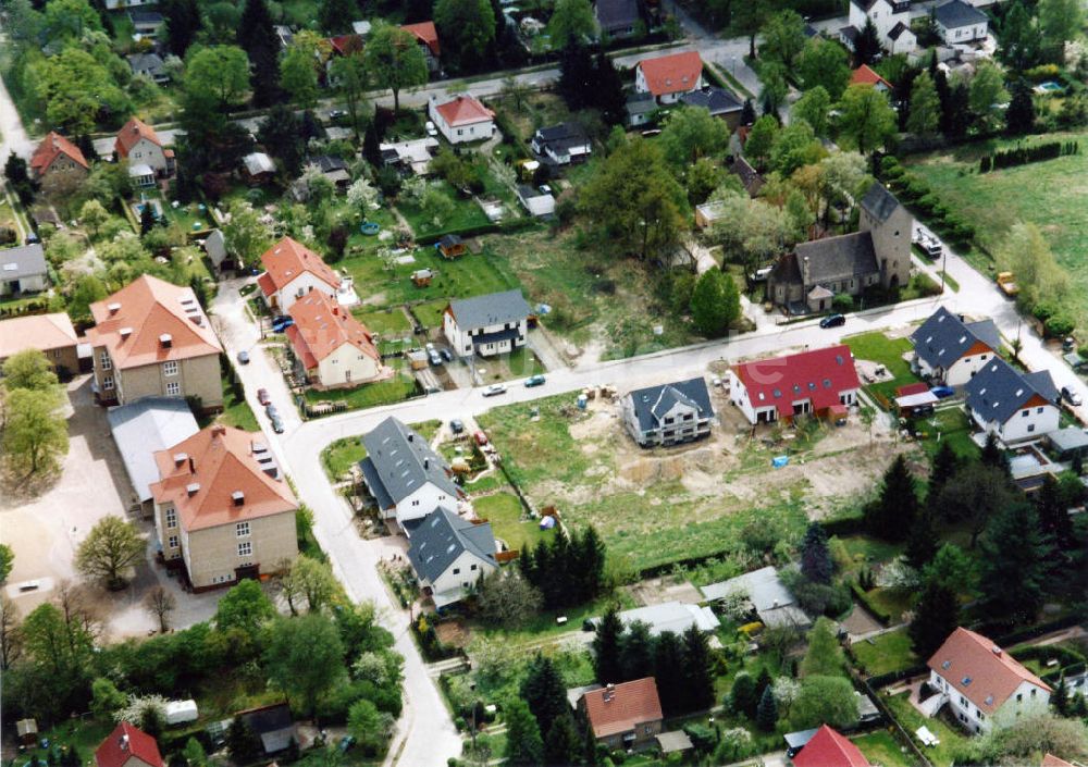 Luftbild Berlin-Mahlsdorf - Wohngebiet Berlin - Mahldorf