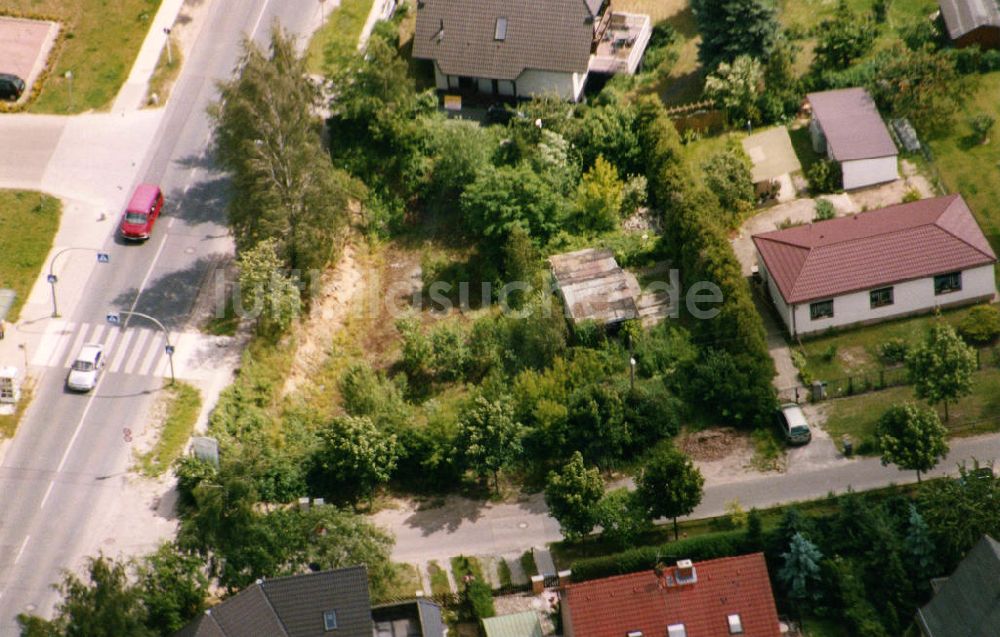 Berlin-Mahlsdorf aus der Vogelperspektive: Wohngebiet Berlin - Mahldorf