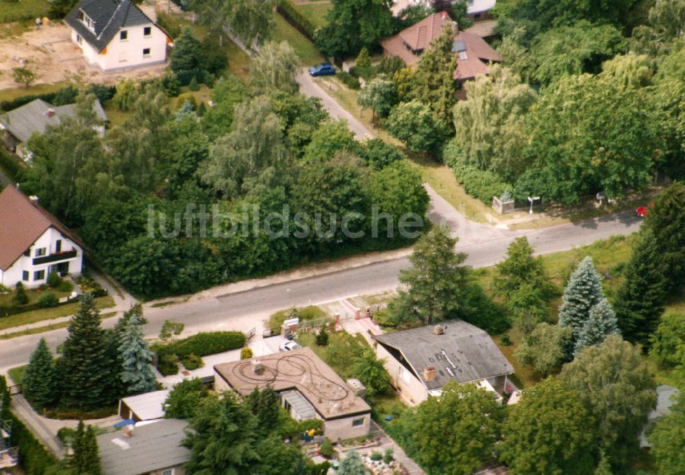 Luftaufnahme Berlin-Mahlsdorf - Wohngebiet Berlin - Mahldorf