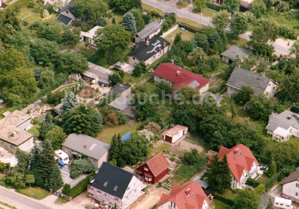 Berlin-Mahlsdorf von oben - Wohngebiet Berlin - Mahldorf