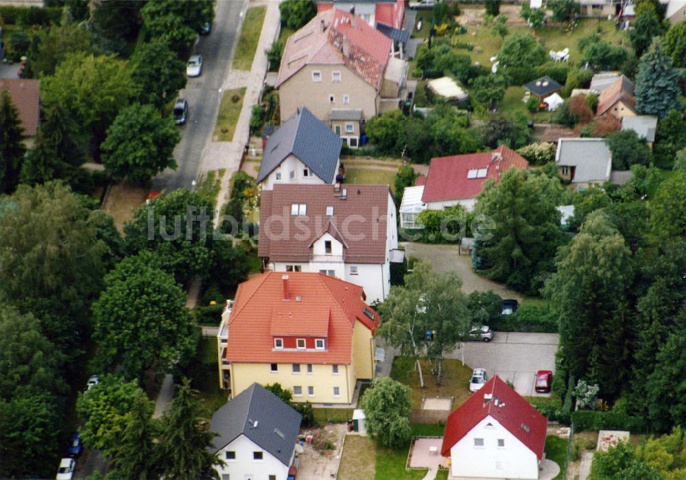 Luftbild Berlin-Mahlsdorf - Wohngebiet Berlin - Mahldorf