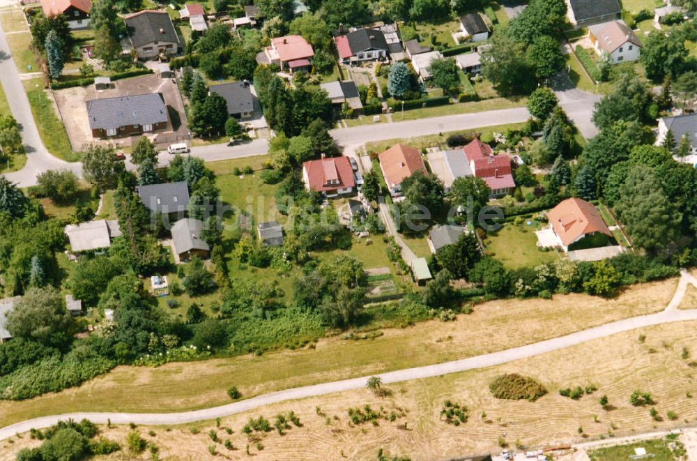 Berlin-Mahlsdorf aus der Vogelperspektive: Wohngebiet Berlin - Mahldorf