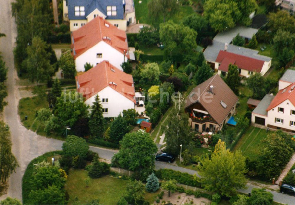 Berlin-Mahlsdorf aus der Vogelperspektive: Wohngebiet Berlin - Mahldorf