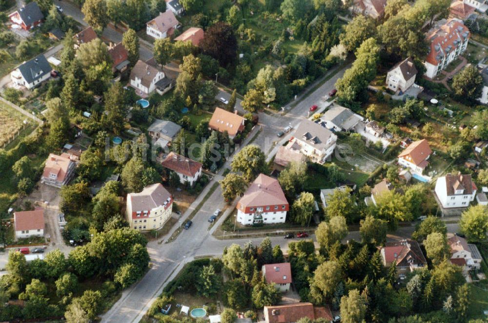 Luftbild Berlin-Mahlsdorf - Wohngebiet Berlin - Mahldorf