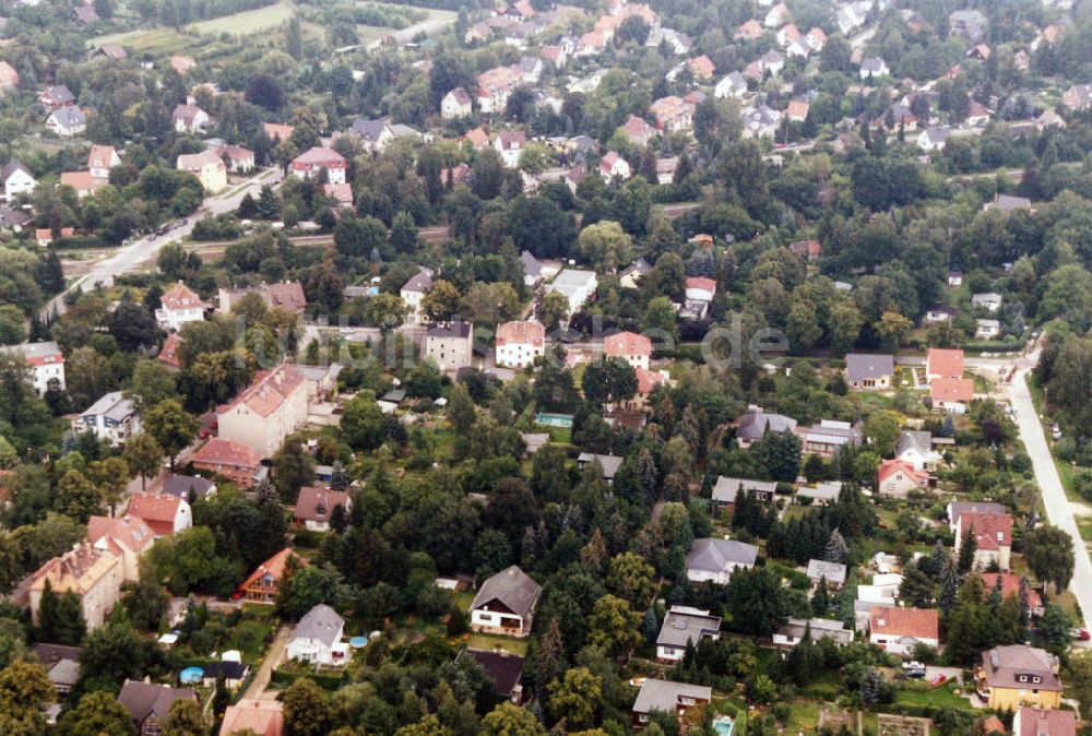 Luftaufnahme Berlin-Mahlsdorf - Wohngebiet Berlin - Mahldorf