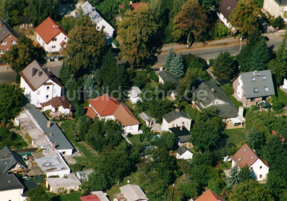 Luftaufnahme Berlin-Mahlsdorf - Wohngebiet Berlin - Mahldorf