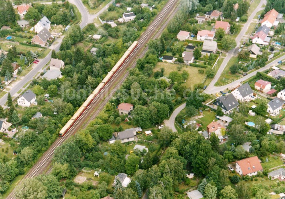 Luftbild Berlin-Mahlsdorf - Wohngebiet Berlin - Mahldorf