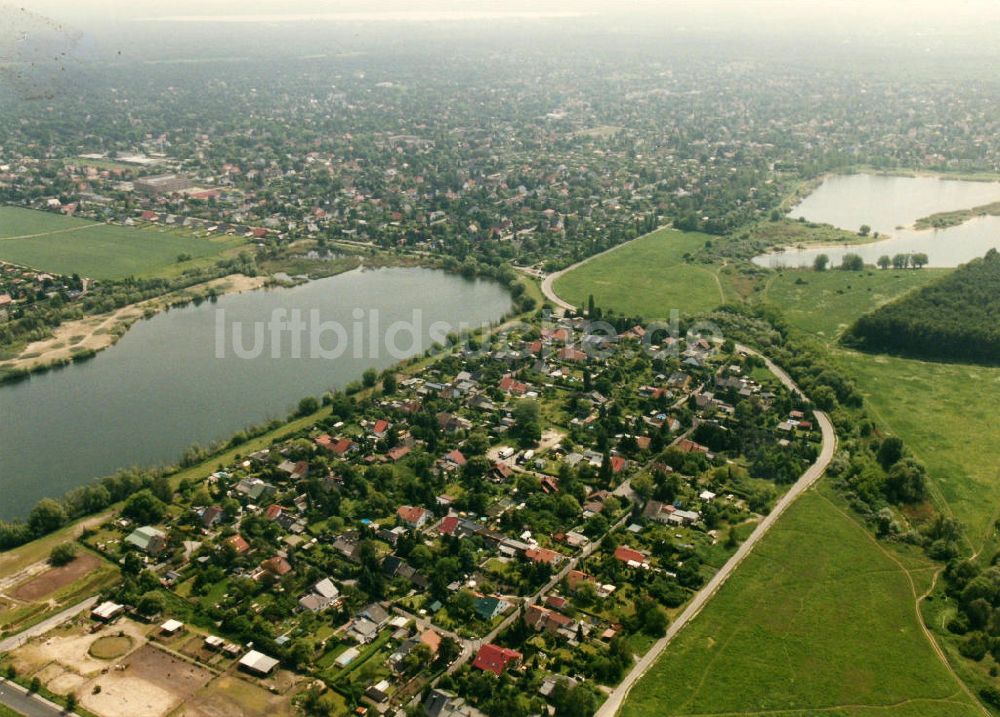 Luftaufnahme Berlin-Mahlsdorf - Wohngebiet Berlin - Mahldorf