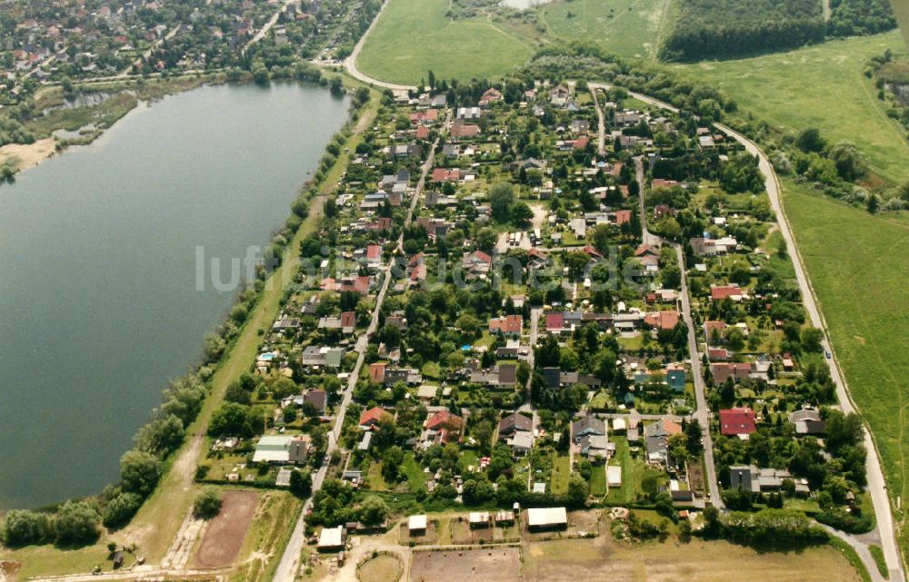 Berlin-Mahlsdorf von oben - Wohngebiet Berlin - Mahldorf