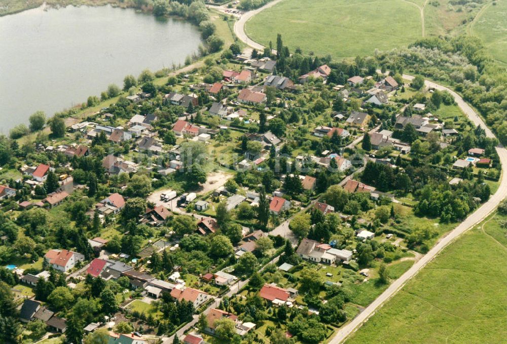 Berlin-Mahlsdorf aus der Vogelperspektive: Wohngebiet Berlin - Mahldorf