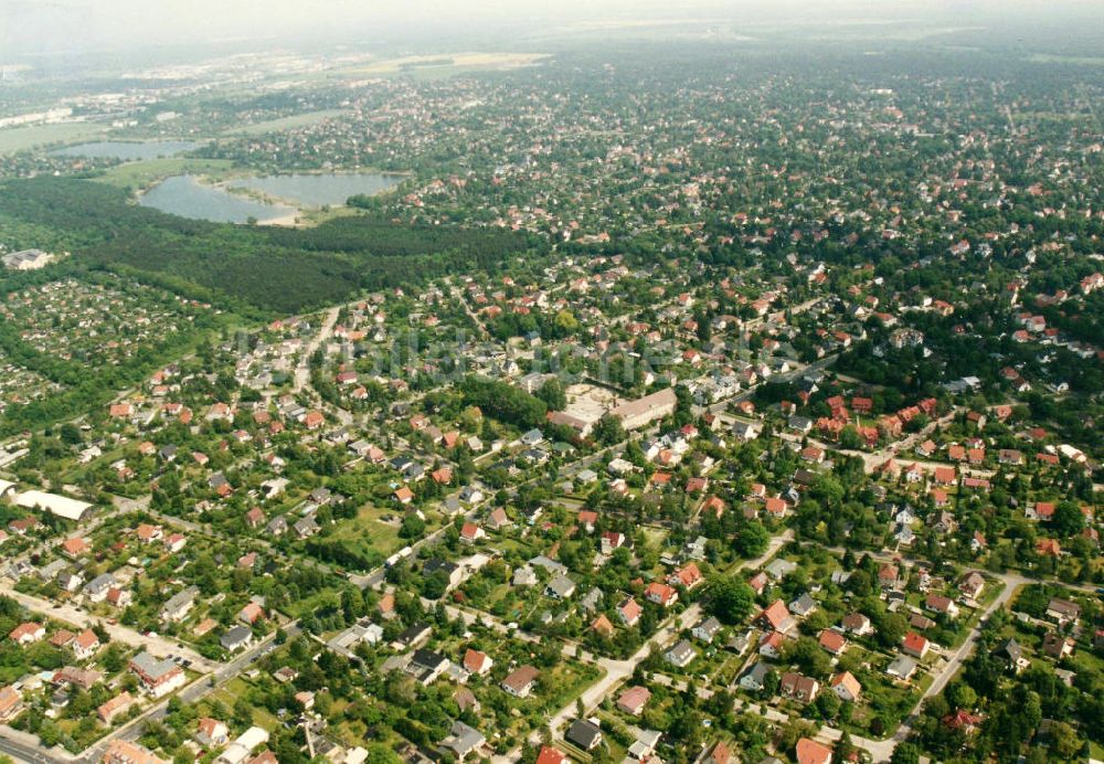 Luftbild Berlin-Mahlsdorf - Wohngebiet Berlin - Mahldorf