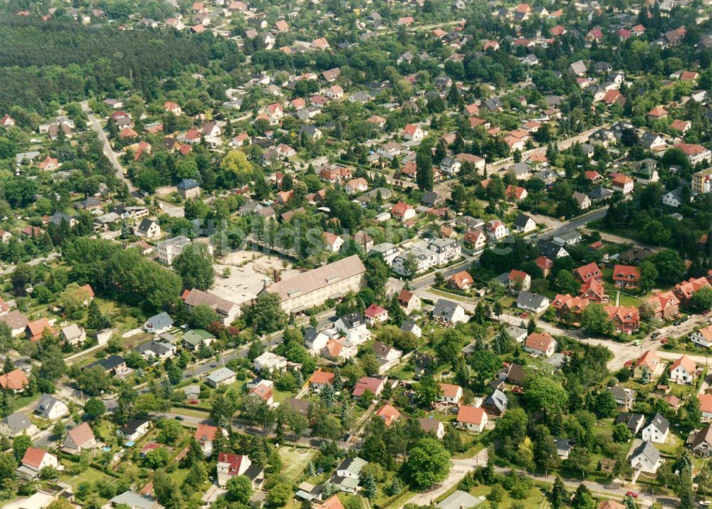 Berlin-Mahlsdorf von oben - Wohngebiet Berlin - Mahldorf