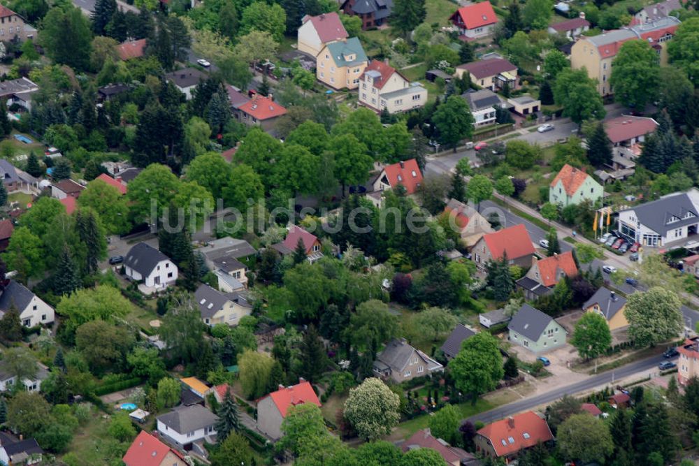 Luftbild Berlin - Mahldorf - Wohngebiet Berlin - Mahldorf Nord