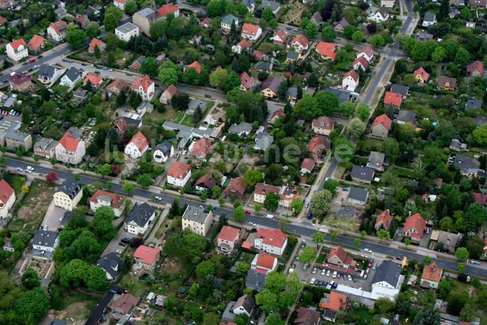 Luftbild Berlin - Mahldorf - Wohngebiet Berlin - Mahldorf Nord