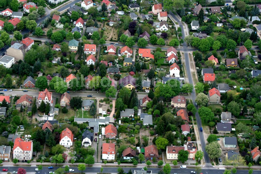 Luftaufnahme Berlin - Mahldorf - Wohngebiet Berlin - Mahldorf Nord