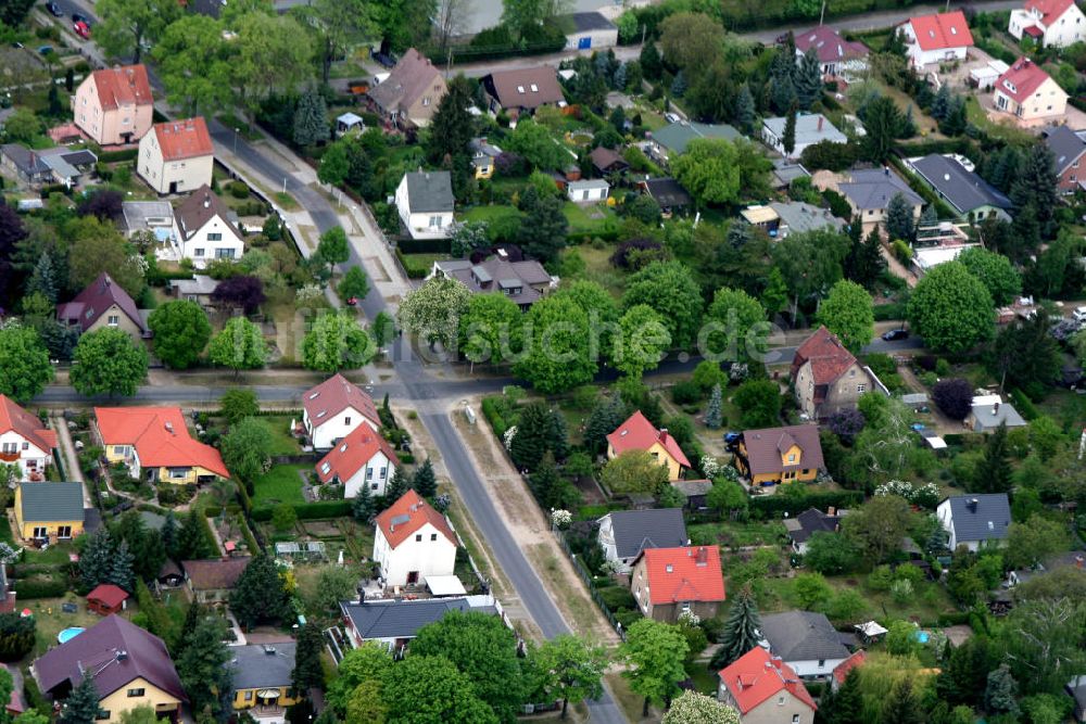 Berlin - Mahldorf von oben - Wohngebiet Berlin - Mahldorf Nord